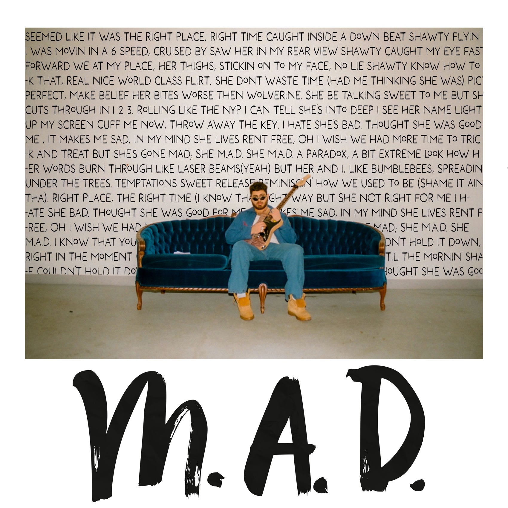 Cover art for the single M.A.D.